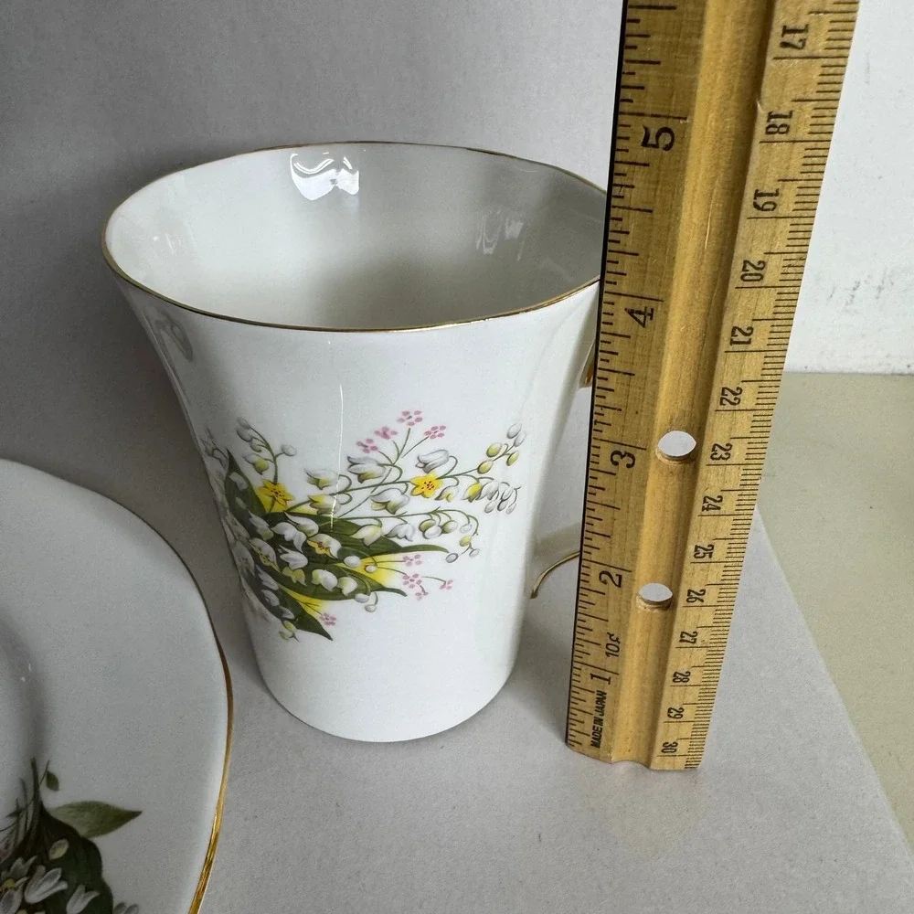 Duchess‎ Fine Bone China Lily of the Valley Cup and Plate Set Made in England